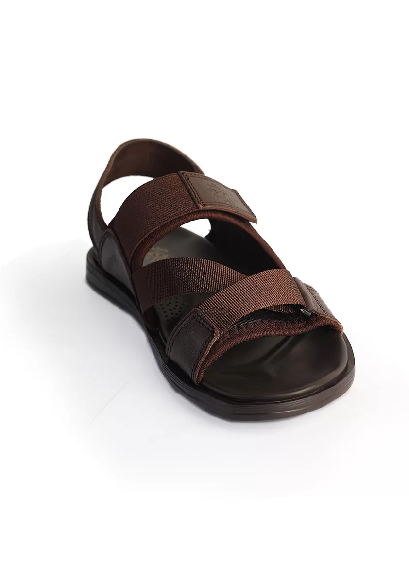 Classic Leather Brown Sandal