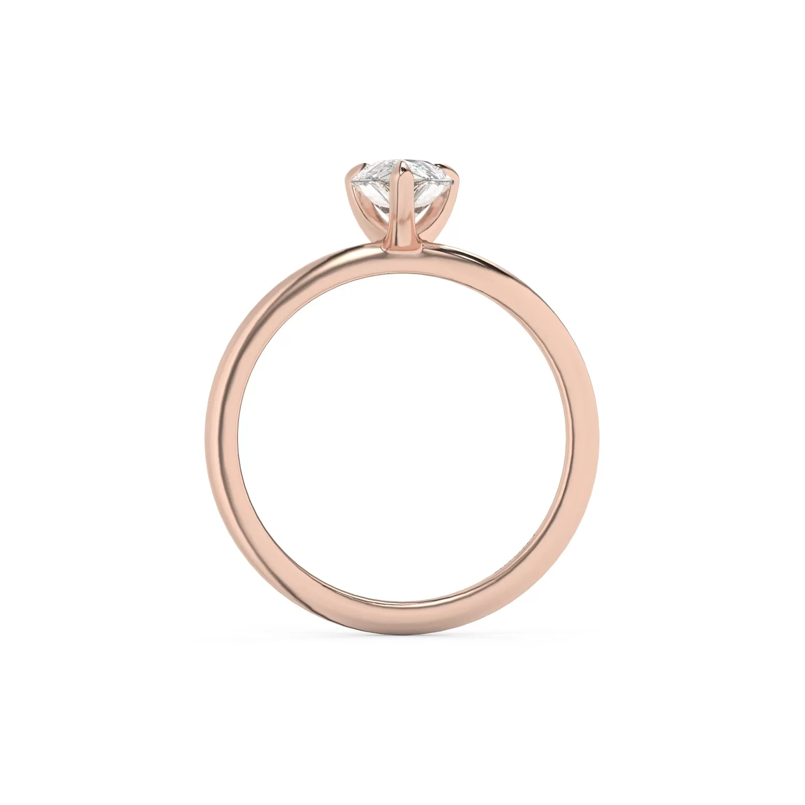 Classic Pear Cut Solitaire Engagement Ring