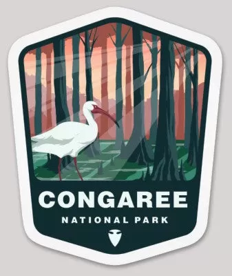 Congaree National Park Die Cut Sticker