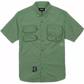 Cookies Key Largo SS Woven Shirt (Light Olive) CM232WST03