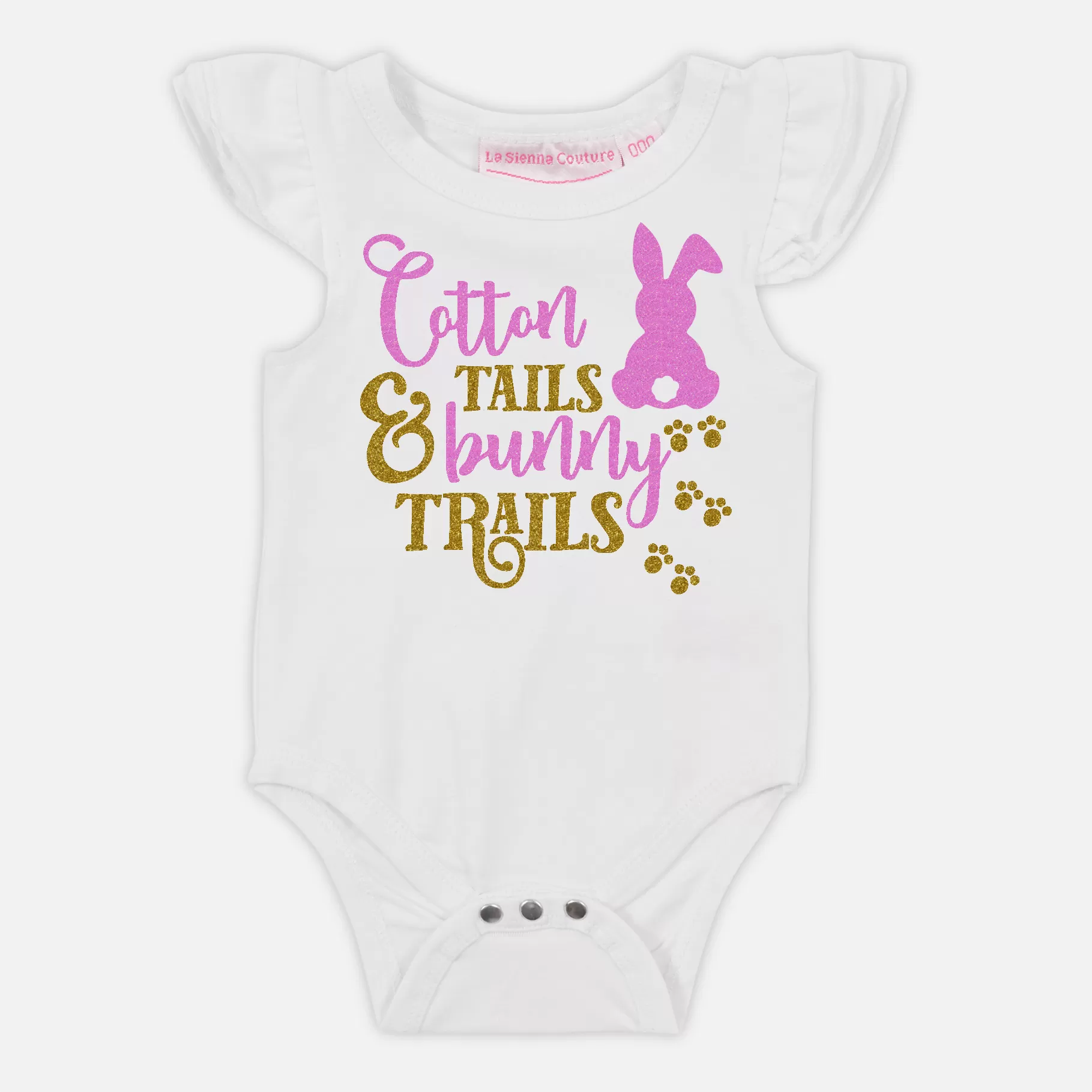 Cotton Tails Bunny Trails - Vinyl - Custom