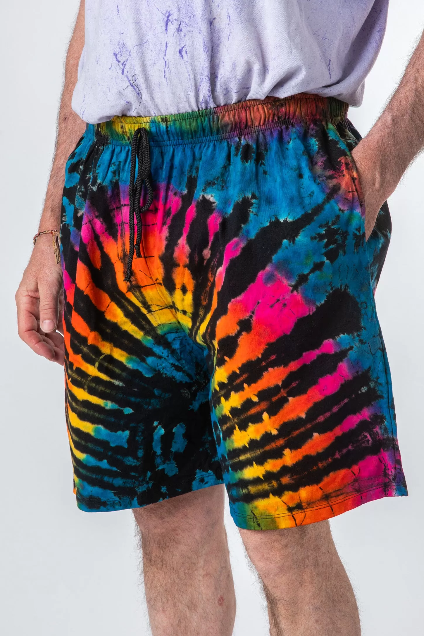 Cotton Tie Dye Mens Shorts