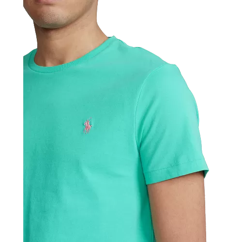 Custom Fit Jersey Crewneck T-Shirt - Green