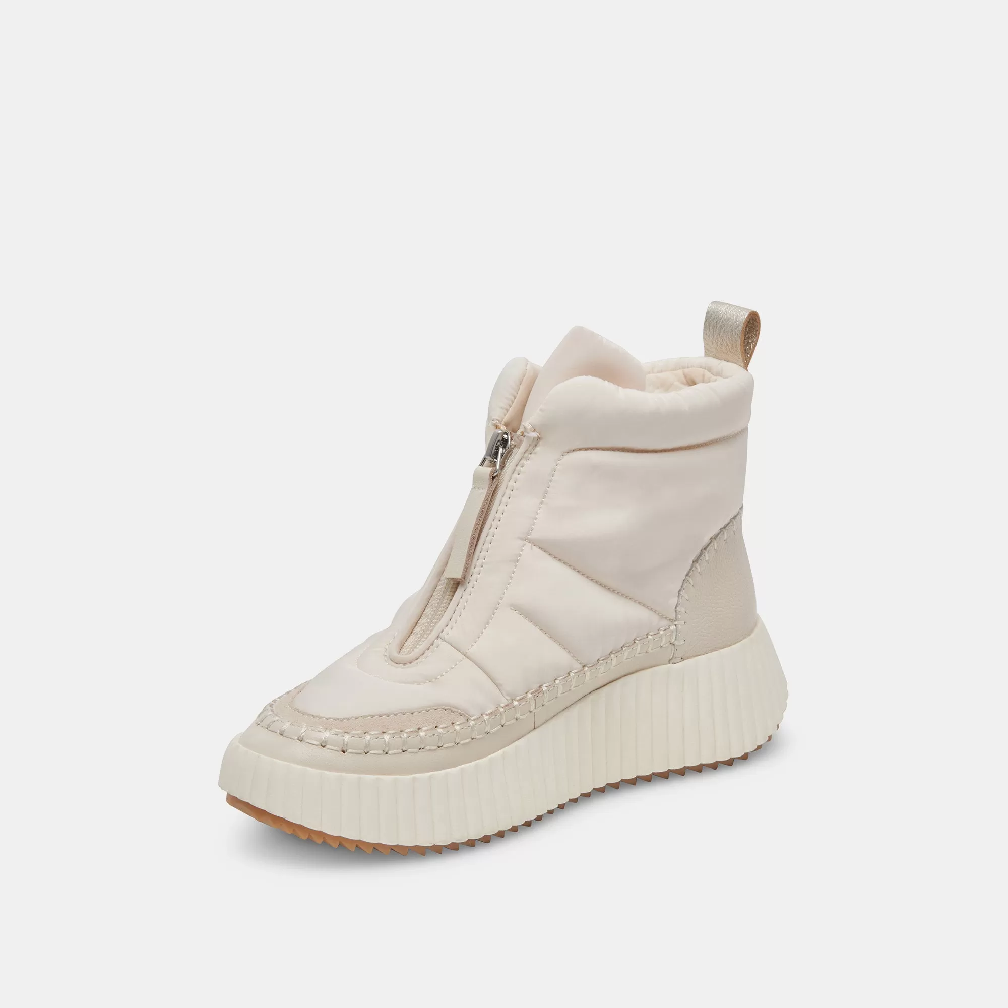 DEVLIN SNEAKERS IVORY NYLON