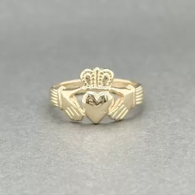 Estate 14K Y Gold Claddagh Ring