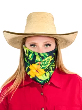 Face Shield - Hawaiian Floral