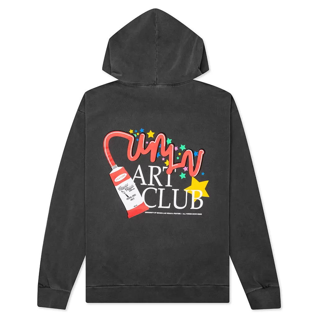 Feature x UNLV Art Club Hoodie - Pigment Black