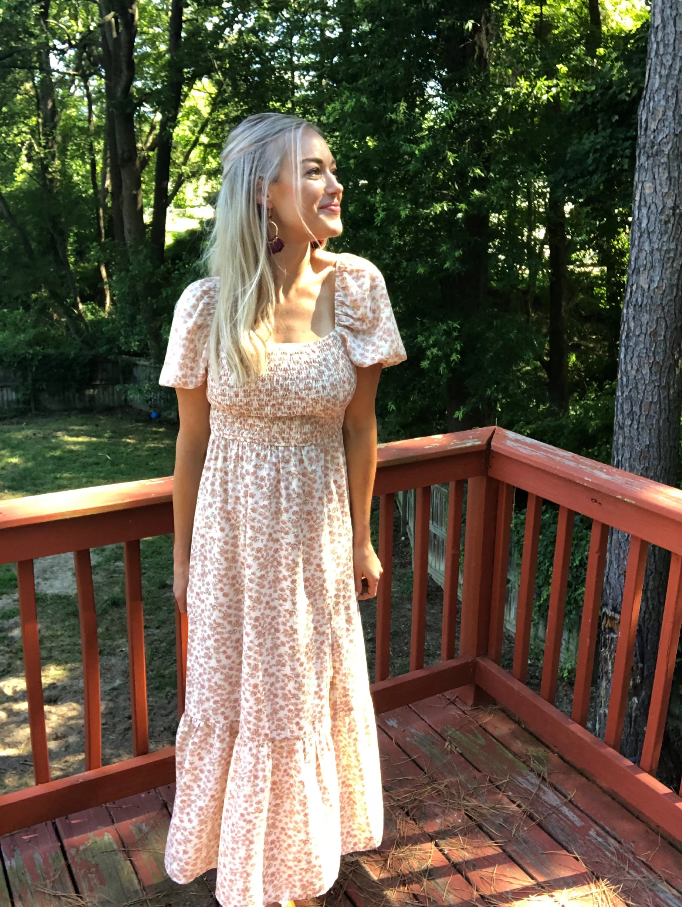 Feeling Flirty Floral Maxi Dress