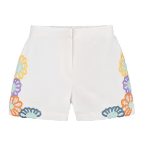 Floral Linen Shorts