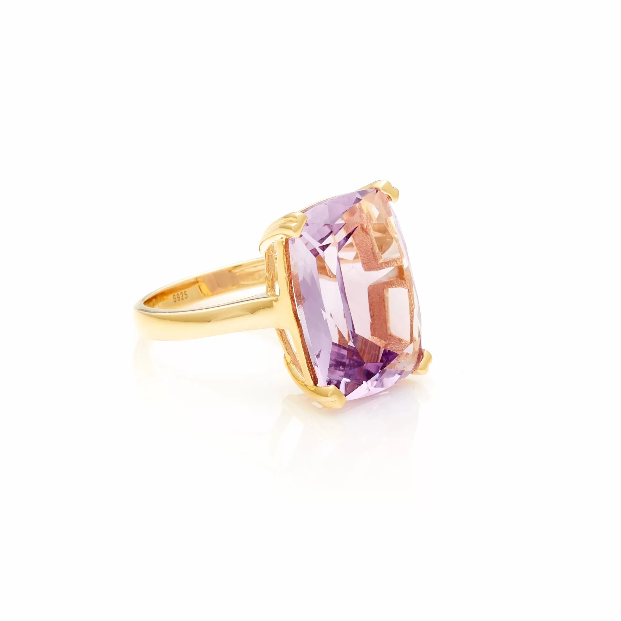 Goddess / Ring / Brazilian Amethyst   Gold