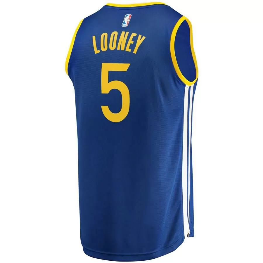 Golden State Warriors Kevon Looney Fanatics Branded Replica Fast Break Player Team Icon Jersey Kids - Blue | Ireland H9517C2