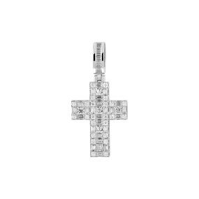 Halo Cross Pendant