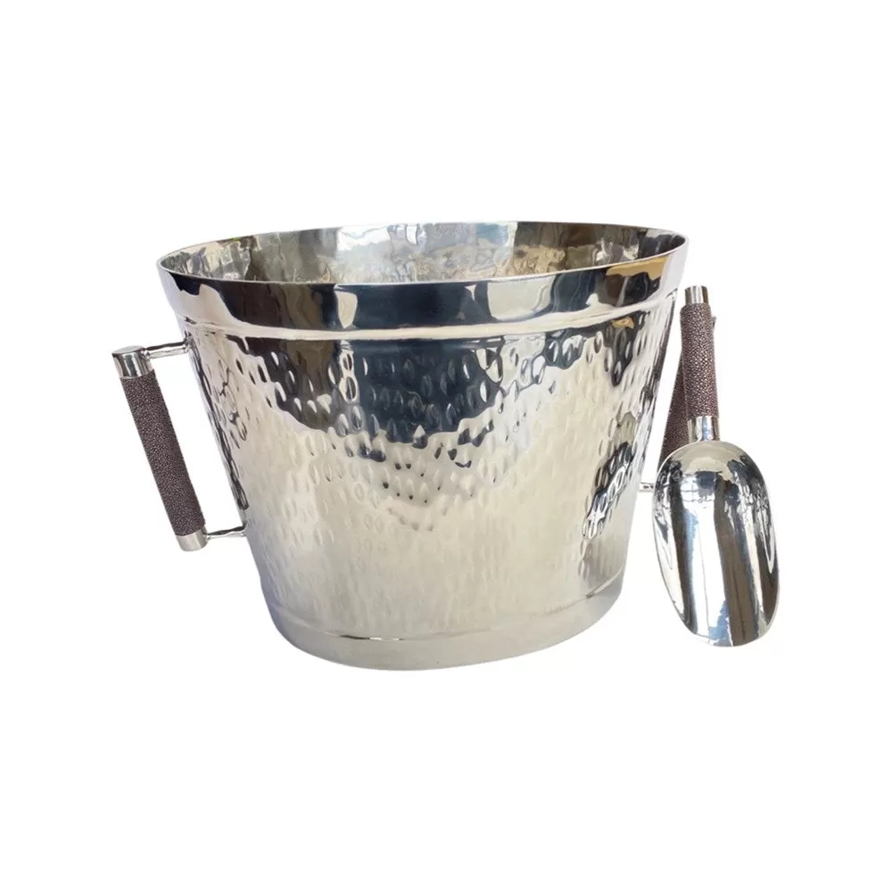 Hammered Oval Drinks Bucket