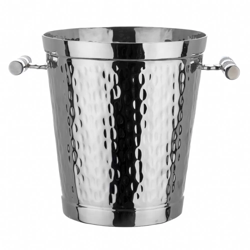 Hammered Stainless Steel Wine Bucket