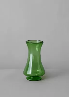 Hand Blown Polonaise Vase | Olive