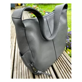 Handbag Greta, Mouse Grey