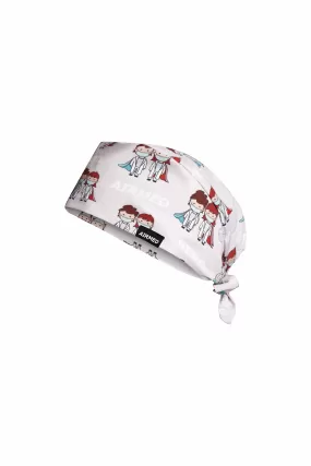 Hero Print Scrub Cap