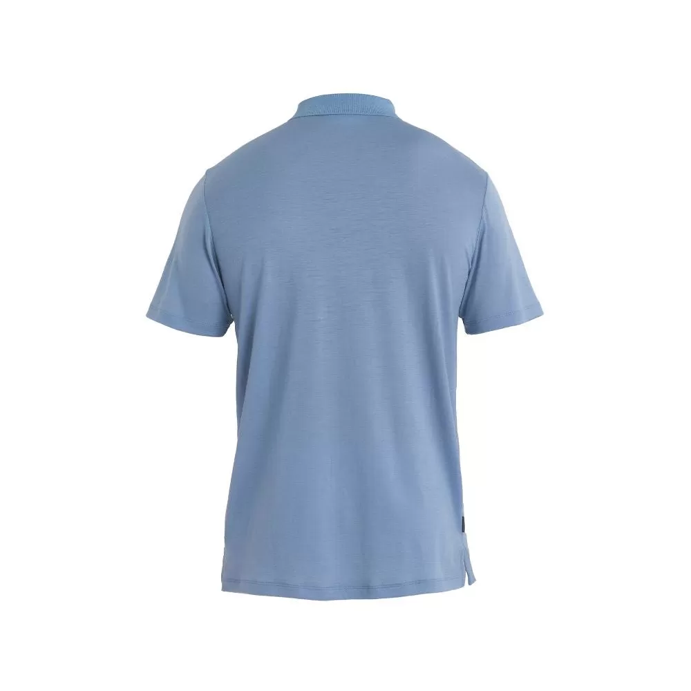 icebreaker Merino T-Shirt Men's 150 Tech Lite Short Sleeve Polo - Kyanite