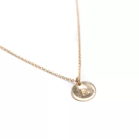 Initial Reflection Necklace