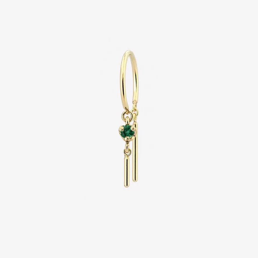 Jack & G 14k Gemstone Baby Chime Earring