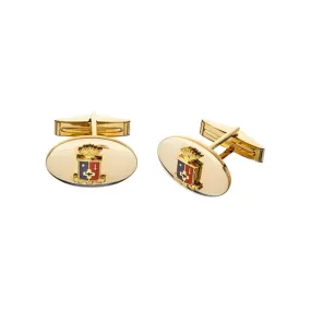 Jewelry: Oval Cufflinks