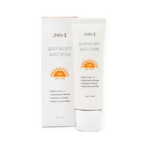 JNN-II JNN2 Daily Velvet Sun Creams SPF50  PA    50g Facial Sunblock Sunscreens Anti Wrinkles Skin Tone Whitening Non Sticky