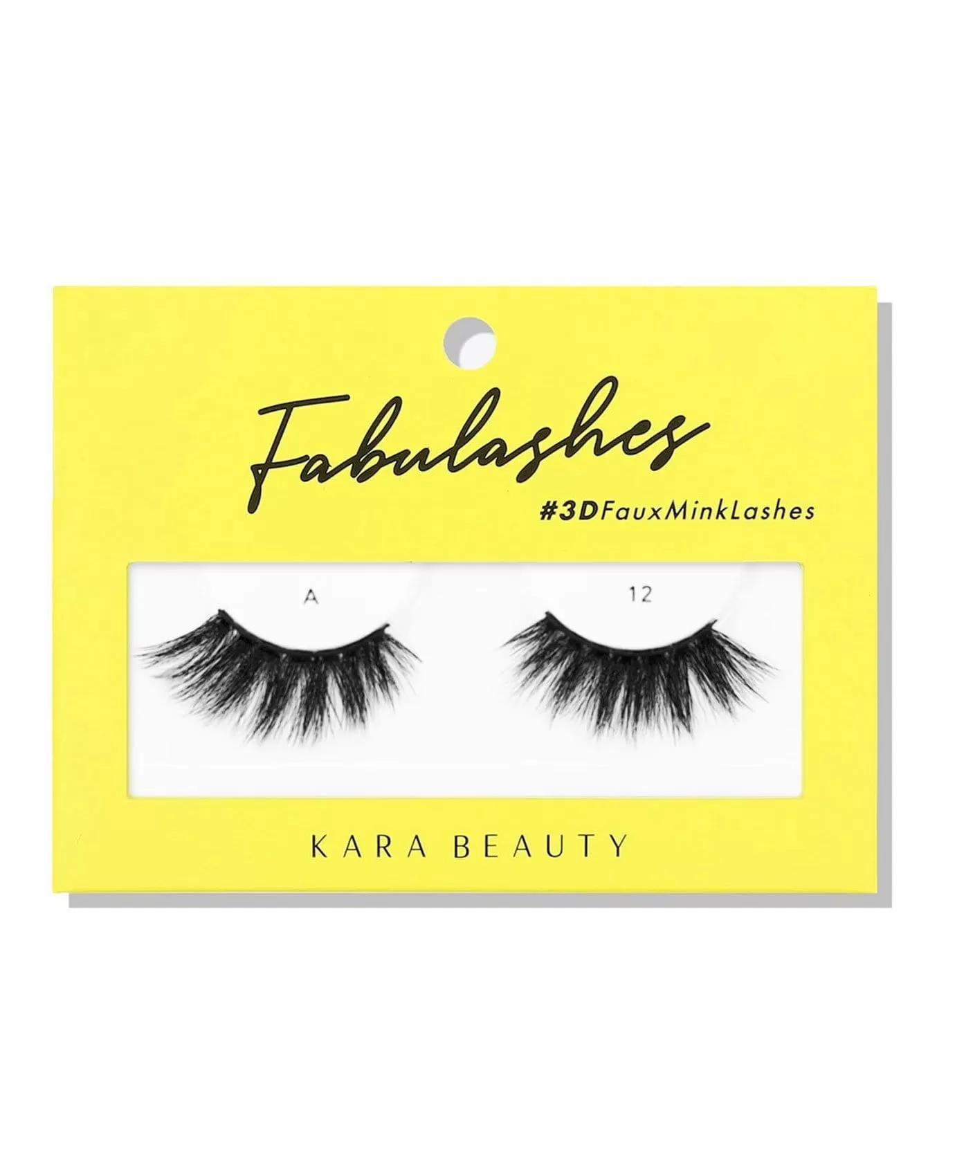 Kara Beauty 3D Faux Mink Eyelashes-A12