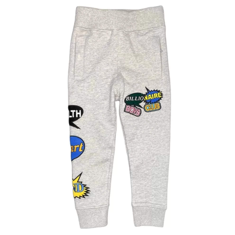 Kid's Billionaire Boys Club BB Talk Pants (Heather Grey) - 833-8100