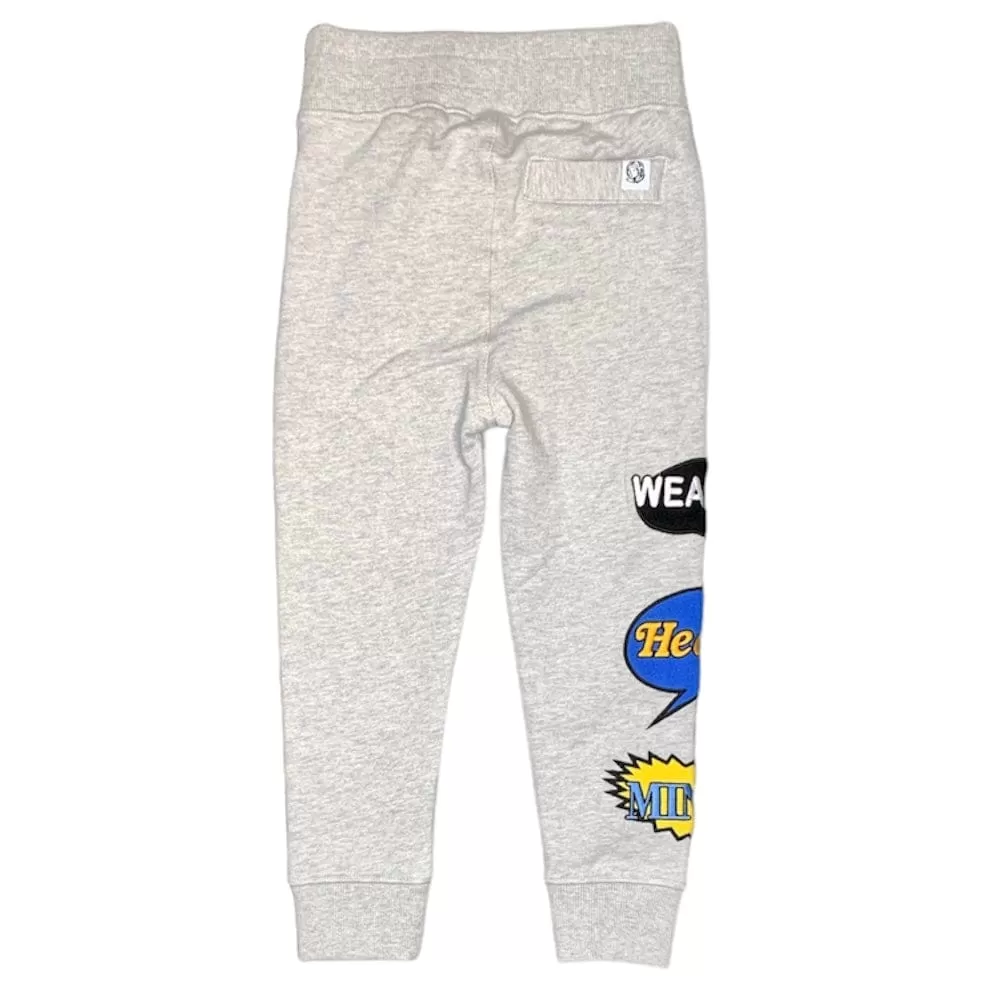 Kid's Billionaire Boys Club BB Talk Pants (Heather Grey) - 833-8100