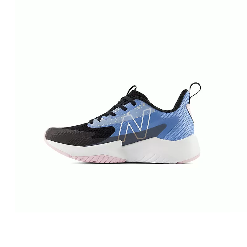 Kid's Preschool Rave Run V2 Black/Blue Laguna