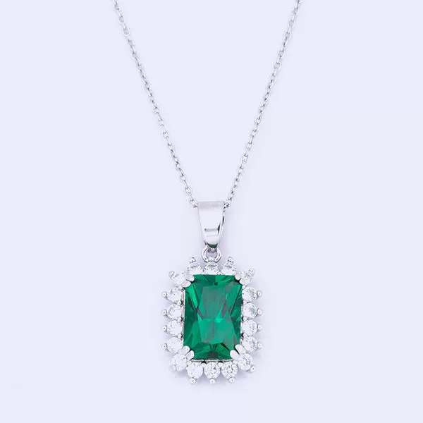 KNIGHT & DAY - CLASSIC EMERALD PENDANT