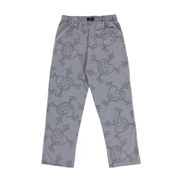 Krooked Style Eyes Ripstop Pants - Grey/Black