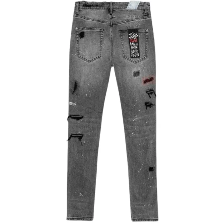 Ksubi Chitch Trashed Devil Denim (Faded Black) MJW23DJ003