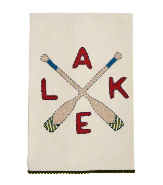 Lake Applique Towel