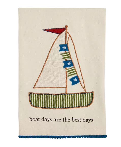 Lake Applique Towel