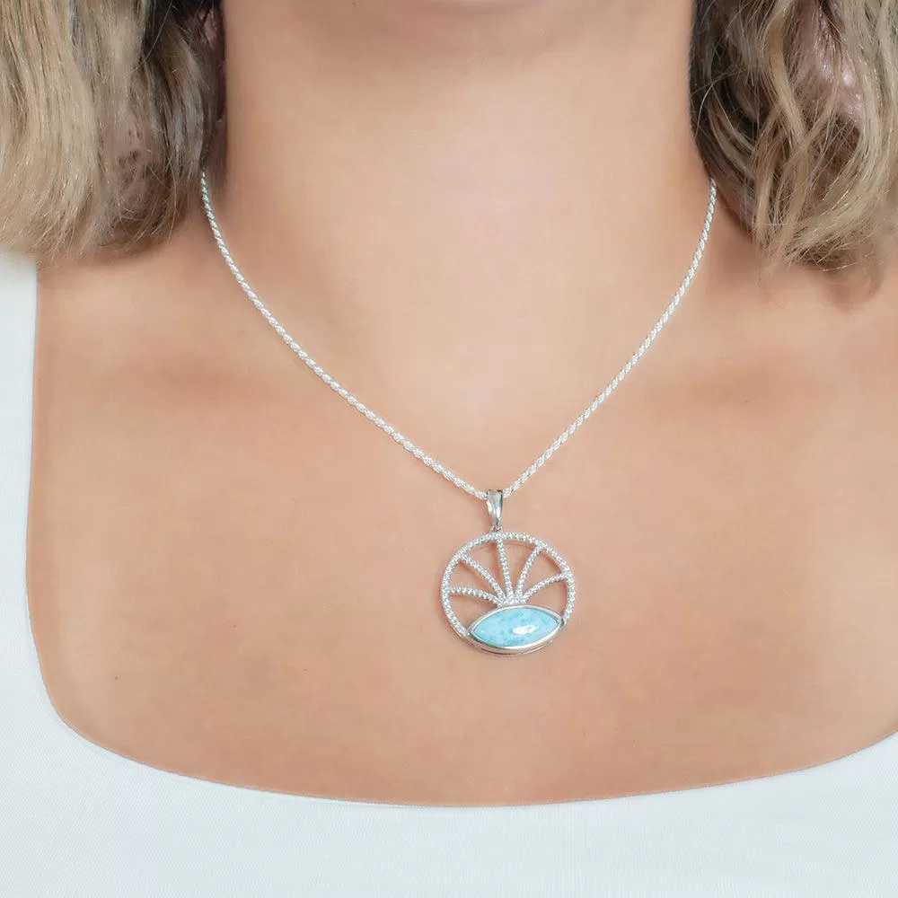 Larimar Fountain Pendant