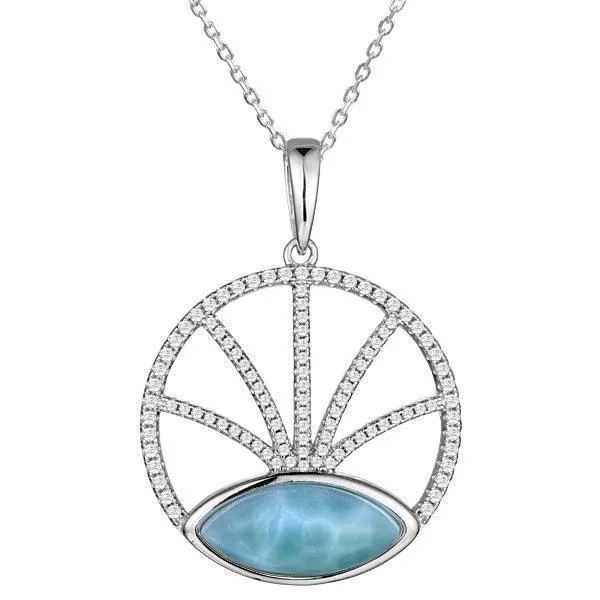 Larimar Fountain Pendant