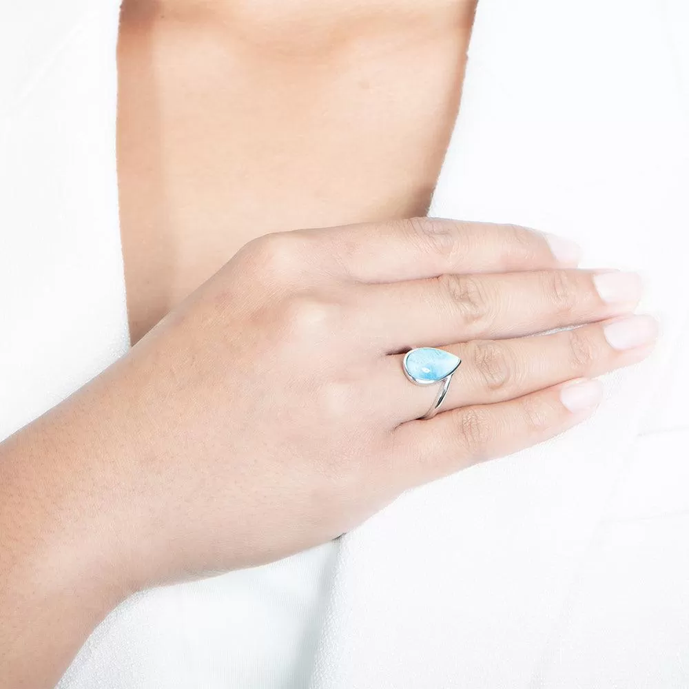 Larimar Ocean Mist Ring