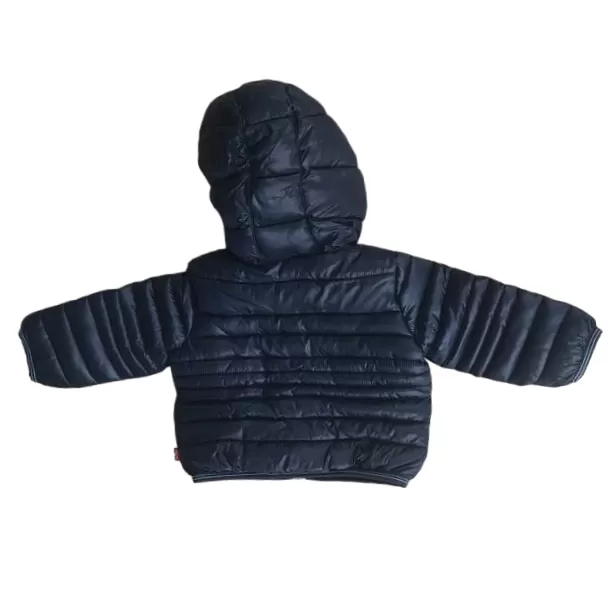 Levi's Kids Sherpa-lined boys' hooded down jacket 9EF434-C8D blue