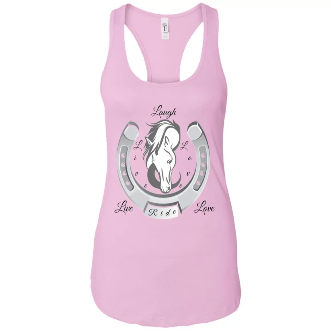 Live Laugh Love Ride Racerback Tank Top For Women