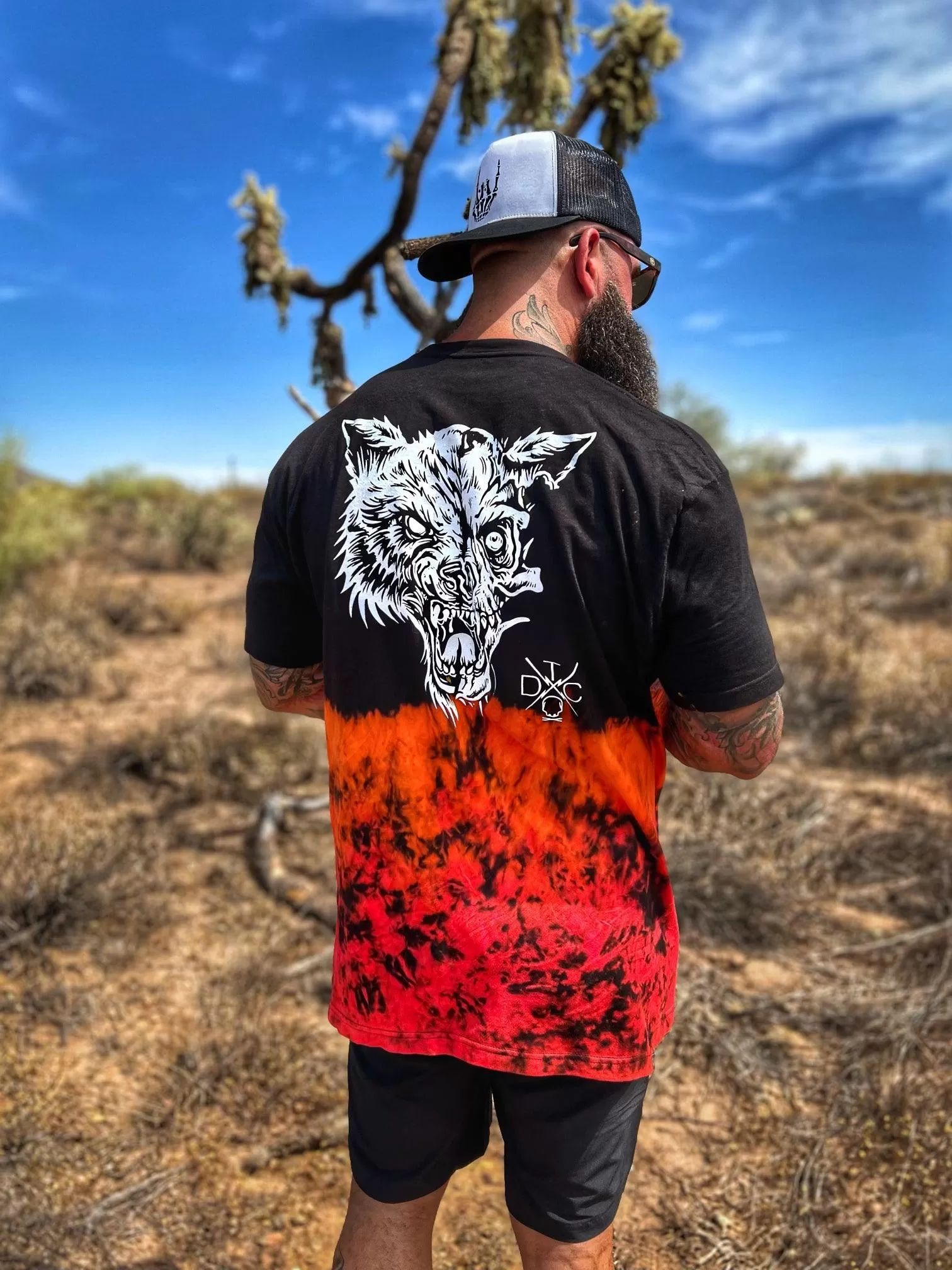 LONE WOLF TEE TIE CLASSIC DYE