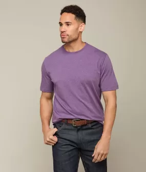 Lucchese Pima Cotton Tee :: Purple Melange