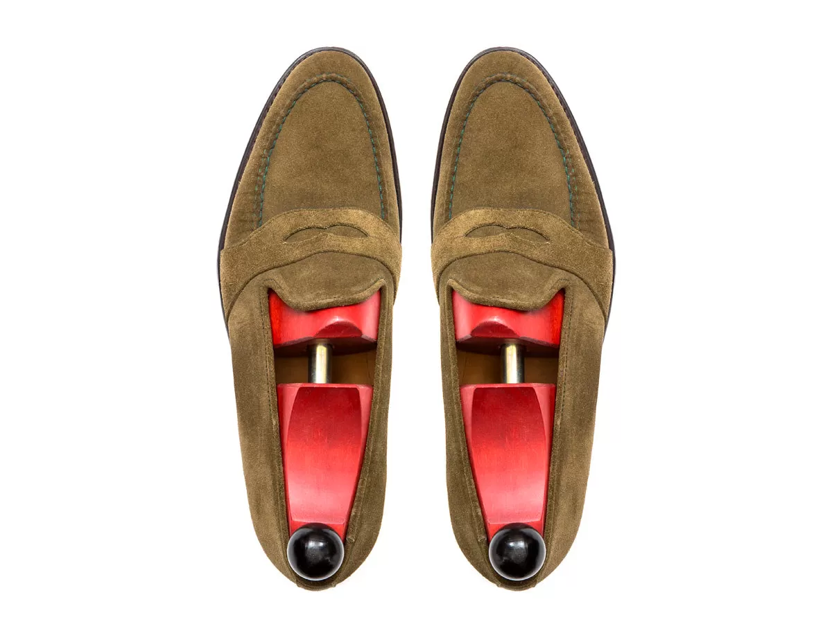 Madison - MTO - Olive Suede - TMG Last - Single Leather Sole