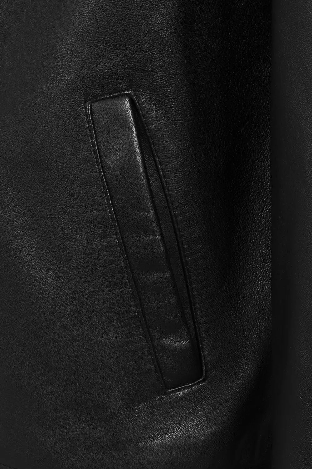 Men's Black Classic Real Leather Jacket for Every Occasion - 'ANDREW'