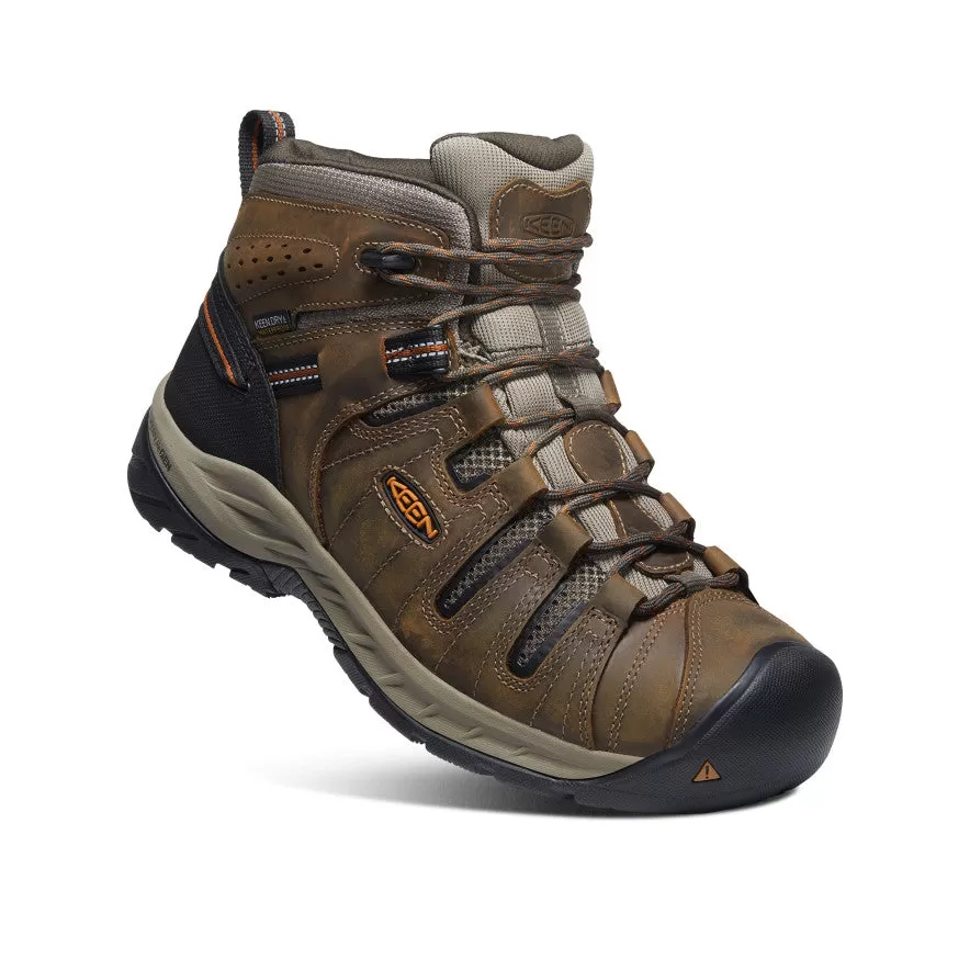 Men's Flint II Waterproof Mid (Soft Toe)  |  Black Olive/Brindle