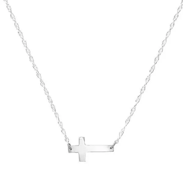 Metal Cross Necklace (WS)