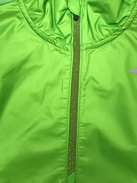 Mizuno men's technical half zip running shirt Active Hybrid Dry Ls Hz J2GC1525 33 lime green 