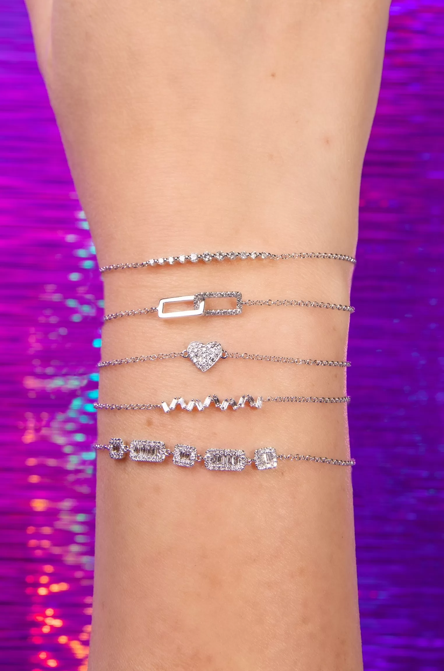 Multi Diamond Bracelet