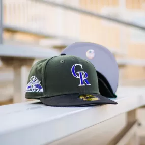 New Era Colorado Rockies 1998 ASG Good Grey UV (Dark Green/Black)