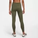 NIKE WOMEN'S ONE MID-RISE 7/8 GRAPHIC TRAINING OLIVE TIGHTS